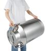 Milk Can 60L/15.8Gallon Stainless Steel Milk Jug Universal Airtight Metal Milk Bucket with Lid, for Liquids and Solid