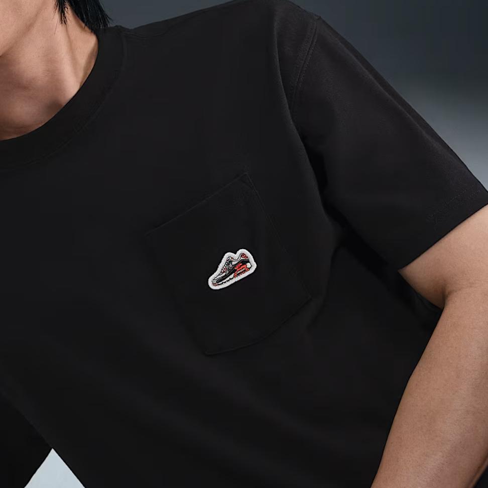 Nike SS25 Fashion Comfortable Trendy Minimalist Short Sleeve T-Shirt Men Tops Black HQ9243-010