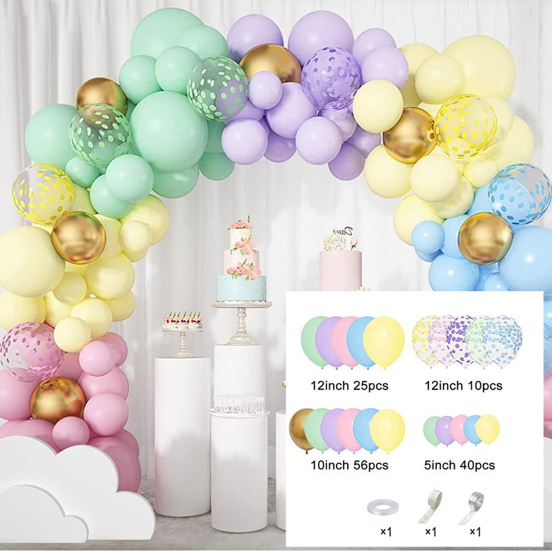 Набор латексных шаров «макарон» для свадебного оформления зала, шары для украшения дня рождения, шары для вечеринки по случаю открытия годовщины