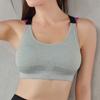 Женский беспроводной бесшовный бюстгальтер для йоги и сна с топом-бюстгальтером для бега, спортивный бюстгальтер большого размера с пуш-апом и защитой от ударов, крест-накрест для бега