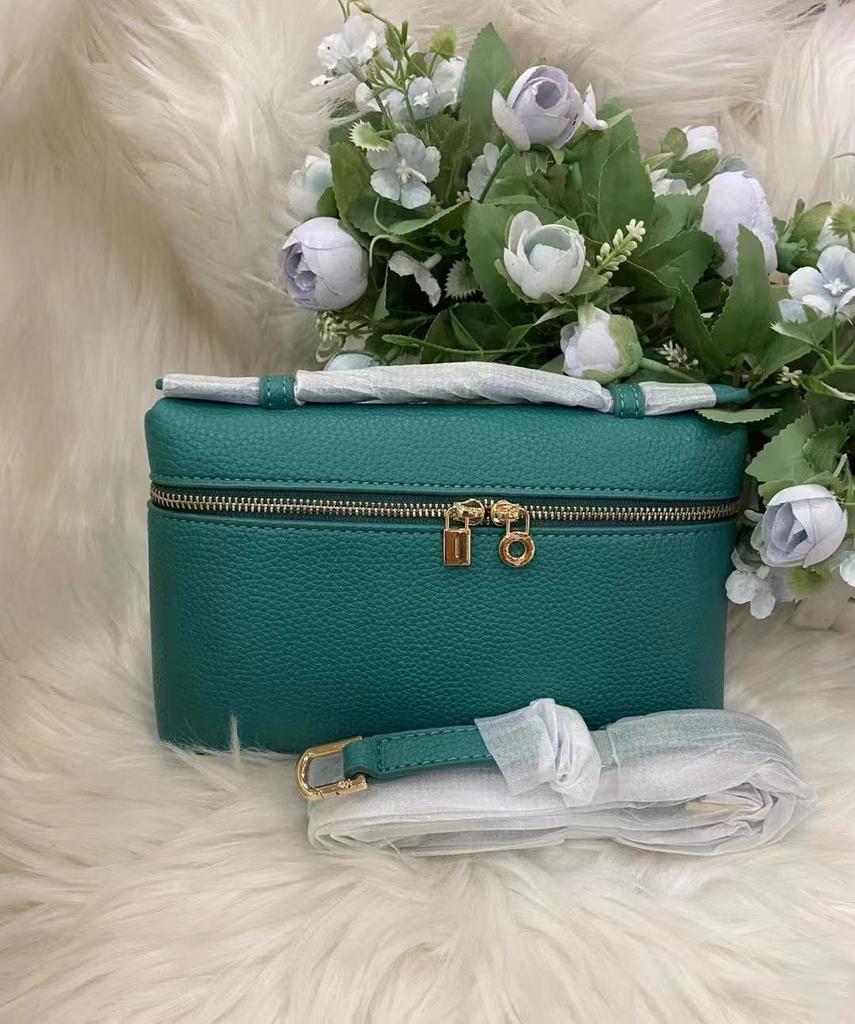 LP19 Золотая сумка-ланчбокс через плечо - 2025 Модная осенне-зимняя сумка на плечо в гонконгском стиле