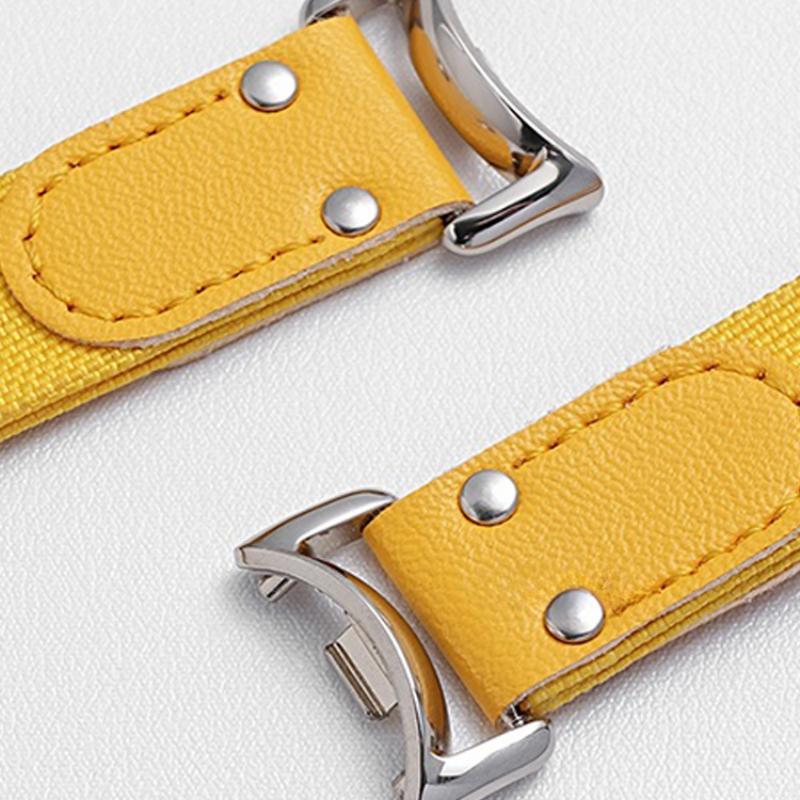 Ремешок для браслета Xiaomi Mi Band 8, модный кожаный сменный браслет Miband 8, NFC, нейлоновый браслет Mi Band 8