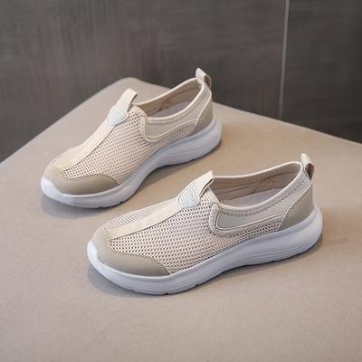 Модная женская обувь на плоской подошве, дышащая сетка, для занятий спортом на открытом воздухе, противоскользящая мягкая подошва, теннисные повседневные одинарные туфли, женская вулканизированная обувь