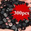 300PCS Colorful Tyre Valve Caps Plastic Tyre Wheel Stem Air Valve Cap Rubber Ring Covers Auto Truck Bike MTB Dust Dustproof Caps