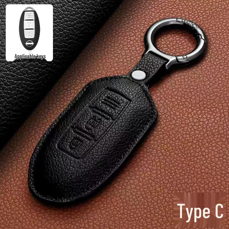 Чехлы для ключей Dongfeng Nissan: Sylphy, Teana, Qashqai, X-Trail, Tiida, Классика 14-го поколения, Murano, Kicks, Sunny.