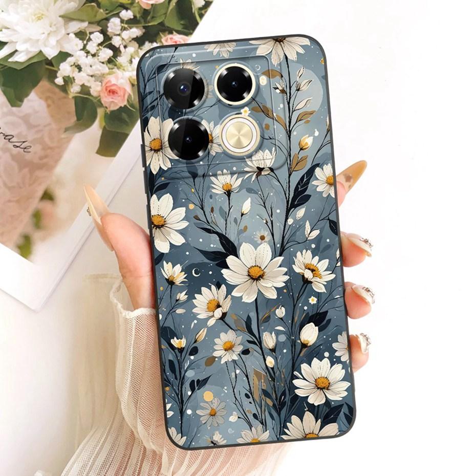 Милый Чехол для Телефона с Принтом Для Infinix Note 40 Pro Plus 5G 4G Note40 Note 40Pro+ Мягкий Силиконовый Ударопрочный Чехол Защитные Чехлы Бамперы