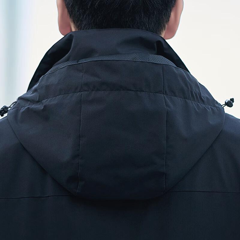 JEEP SPIRIT Men's Spring Autumn Hooded Windbreaker Jacket