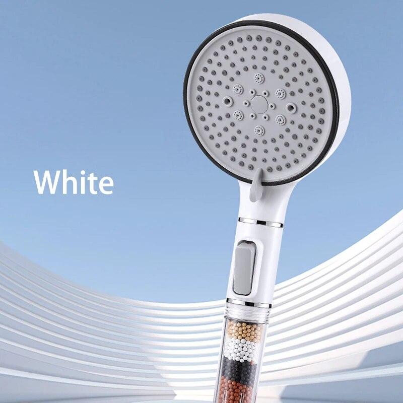 5 режимов насадки для душа высокого давления с фильтром осадков ручная насадка для душа экономия воды насадка аксессуары для ванной комнаты