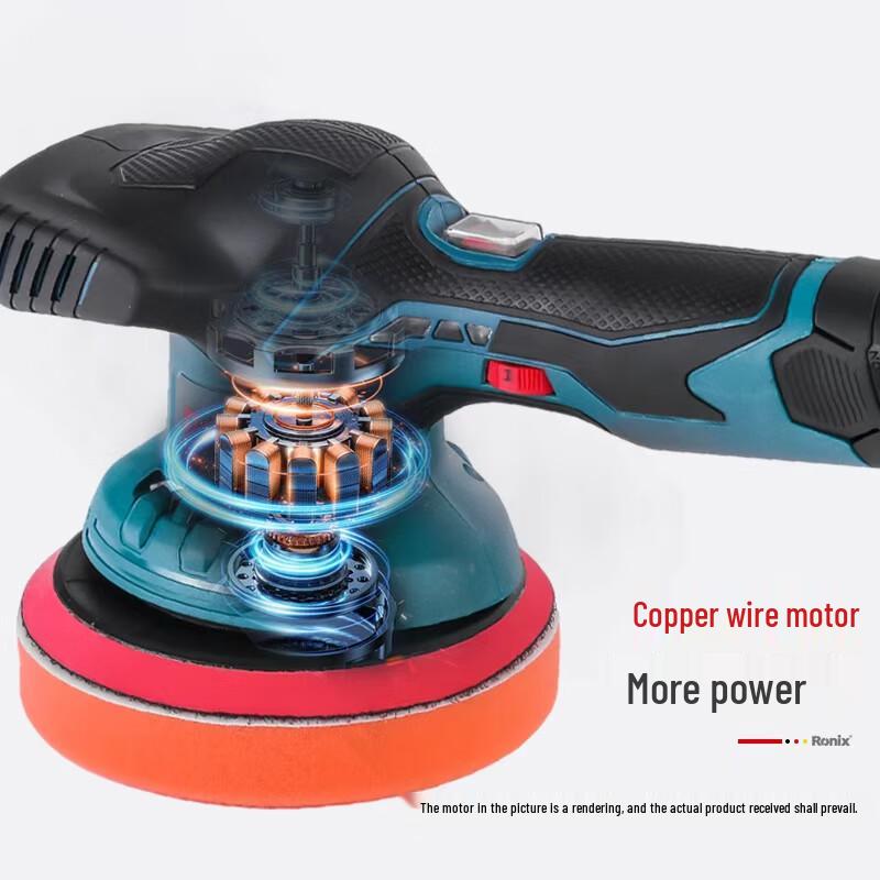 Ronix 12В Беспроводная Эксцентриковая Автомобильная Полировальная Машина CN вилка (адаптер в комплекте)