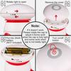 Portable Handheld Massager with LED Light for Neck Back Pain Relief, Battery Powered Compact Design