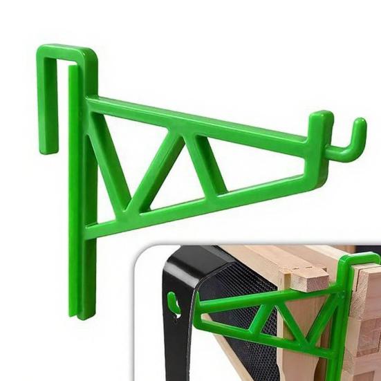 2Pcs Beehive Frame Holder Beehive Frame Bracket Supports Multi Bee Frames Hive Frame Perch Easy Inspection Harvest for Beekeeping