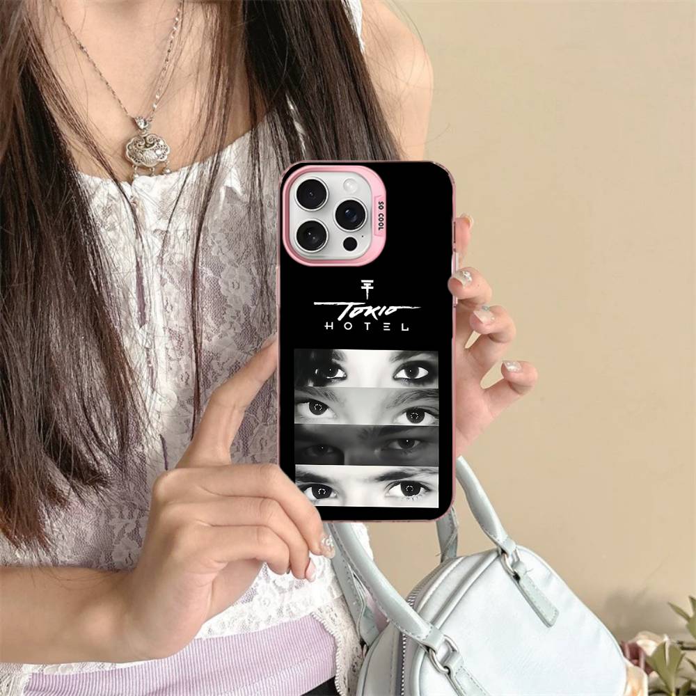 Чехол для телефона группы Tokio Hotel для iPhone 17 16 Plus Pro Max 15 14 13 12 11 Матовый Цветной