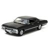 Greenlight 84035 1967 Chevrolet Impala Sport Sedan Tuxedo Black 1/24 Scale Diecast Model Car