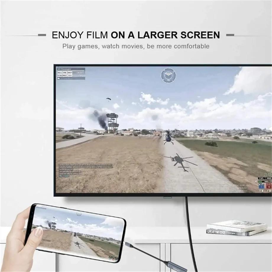 Карта видеозахвата USB 3.0 USB/Type-c TO HDMI-совместимый адаптер Game Grabber Record ms2130 для Live Switch Xbox PC Xiaomi Cable