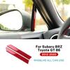 Carbon Fiber Style A-Pillar Interior Sticker for Subaru BRZ Toyota GT86 2012-2020 LHD RHD