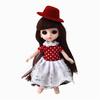 16 см большой глаз кукла моделирование принцесса одеваются игрушечная одежда кукла модный стиль случайный