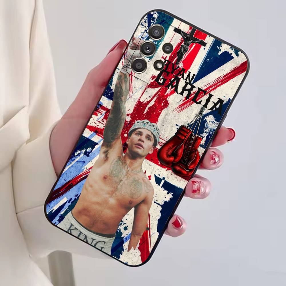 Чехол для телефона Боксерская звезда R-Ryan Garcia Черный Силикон Мягкий Для Samsung S25,S24,S21,S22,S23,S30,Ultra,S20,Plus,Fe,Lite