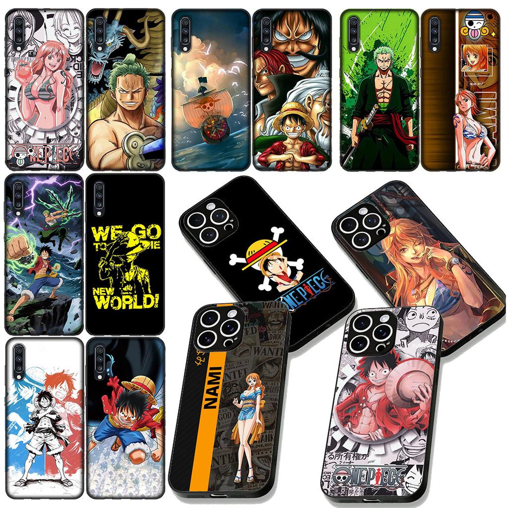Luffy Roronoa Zoro Nami ONE PIECES Phone Case for Samsung Galaxy Note 20 9 10 S8 S10 Lite S9 Plus A54 A53 A21S S10E A17 Cover