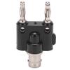 BNC Female To Banana Plug Connector Adapter Oscilloscope Testing Accessory Parts