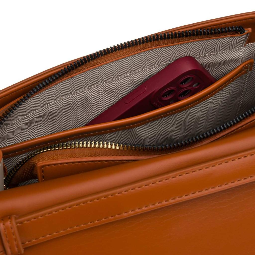 Torba damska PTN Konwalia-1412 Ecru-Brown