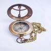 Карманный компас для солнечных часов Antiuqe Design с цепочкой и кнопкой для