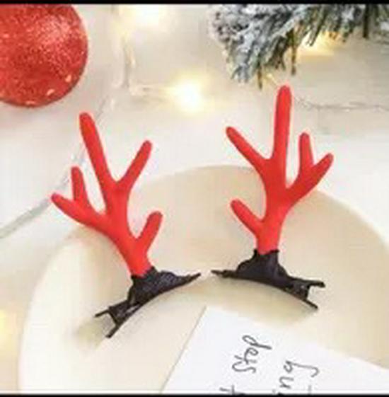 Заколка для волос с оленьими рогами в стиле Мори - Милый рождественский аксессуар для волос в сказочном стиле для женщин