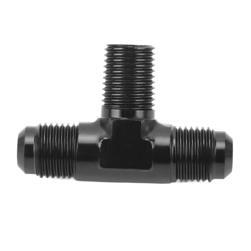 Тройник-адаптер, тройник, тройник, Т-образный соединительный фитинг, алюминиевый сплав, черное анодированное покрытие, 6AN на 14 NPT