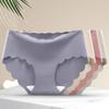 Women's Seamless Panties Sexy Silk Underwear Comfort Intimates Ladies Low-Rise Briefs Female Lingerie K136