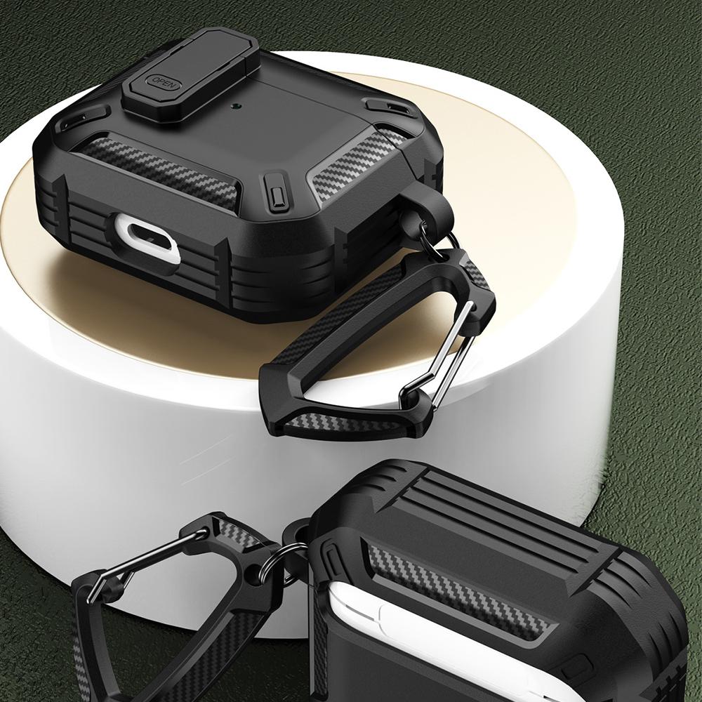 1 шт. Черный ТПУ Защитный чехол для наушников для AirPods 4-го поколения, Автооткрытие