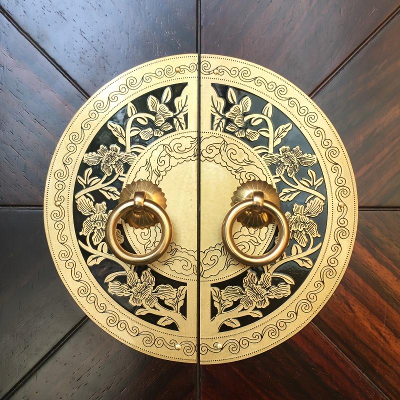 1 пара винтажных латунных ручек-защелок - ручки для шкафов для придания элегантности дверям