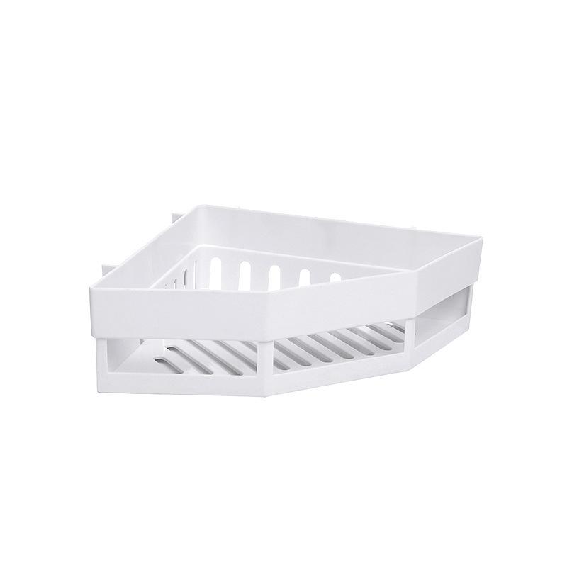 Угловые сливные полки без перфорации Стеллаж для хранения в ванной комнате