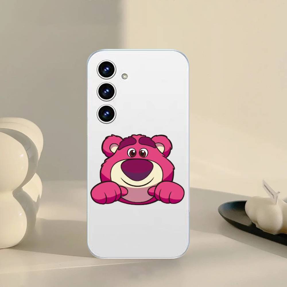 Милый чехол для телефона L-Lotso для Samsung Galaxy S21 S22 S23 S24 S25ULTRA FE Ultra Plus5G A52S Прозрачная крышка