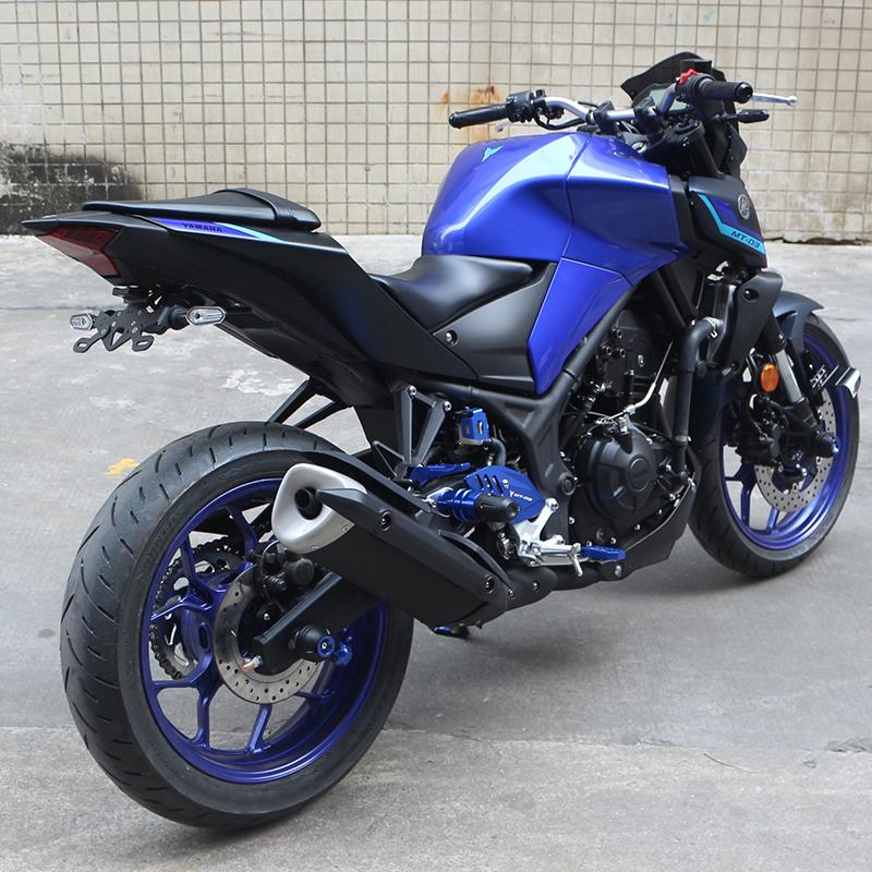 Motorcycle Rear Foot Pegs Passenger Foot Pedal Rests For Yamaha MT03 MT 03 25 MT25 YZF R3 R25 MT-03 MT-25