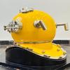 Морской водолазный шлем Отделка желтым покрытием Глубоководные водолазы Морской морской декор Водолазный шлем для дайвинга Лучший подарочный предмет