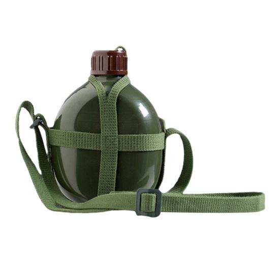 Military Water Bottle Adjustable Strap Water Container Large Capacity Canteen Kettle for Outdoor Camping Hiking Travel Fishing