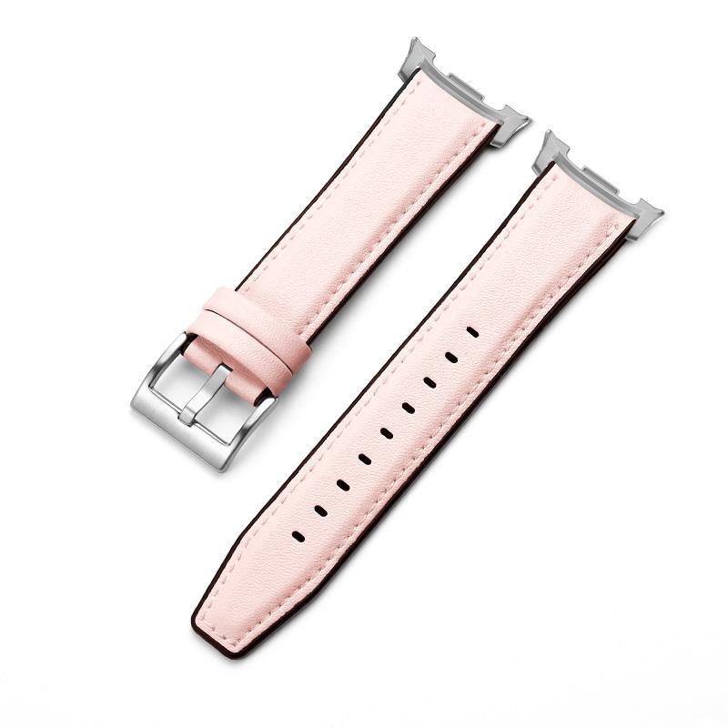 Кожаный ремешок для Samsung galaxy watch 8/8 classic 46мм спортивный ремешок для galaxy ultra 2025/7 47мм Кожаный +Силиконовый Браслет