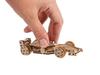 UGEARS Компактный гонщик 70252 Деревянная головоломка Не требует клея или инструментов 3D-головоломка Включает инструкции по сборке - - - - Подходит для начинающих
