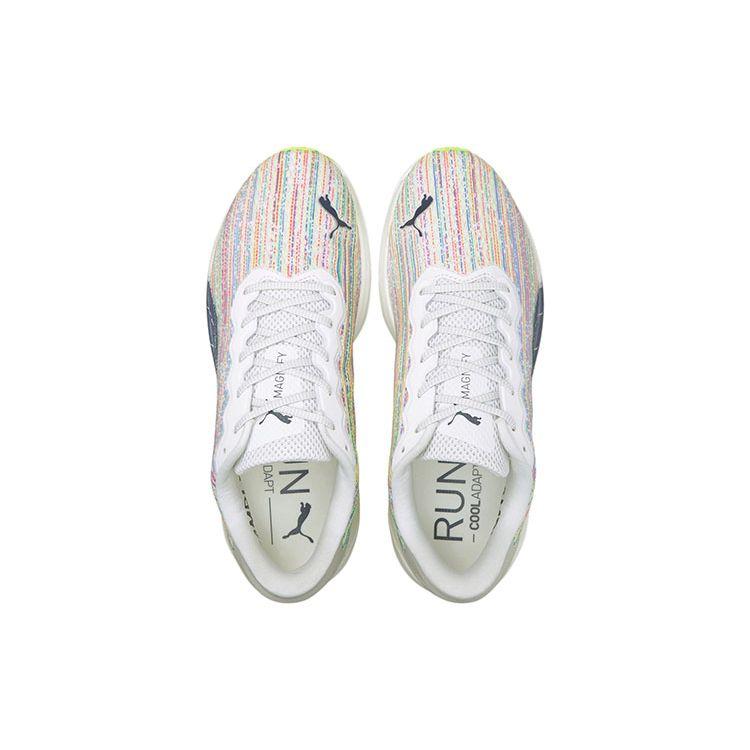 Puma Мужские кроссовки Magnify Nitro SP White Sunblaze Green Glare 195417-01