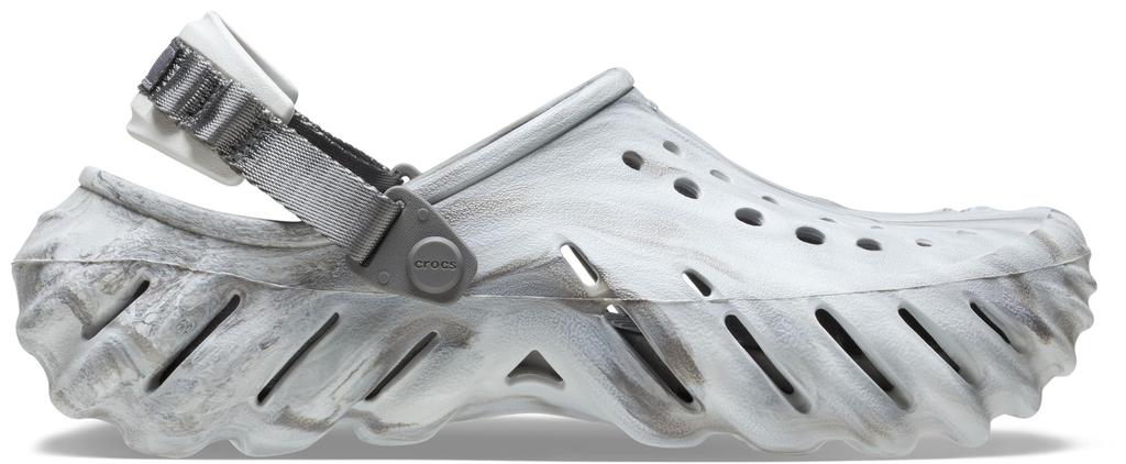 Сандалии Crocs Echo Marble Clog 208454-1NL (Светло-серый/28.0/Мужской, женский)