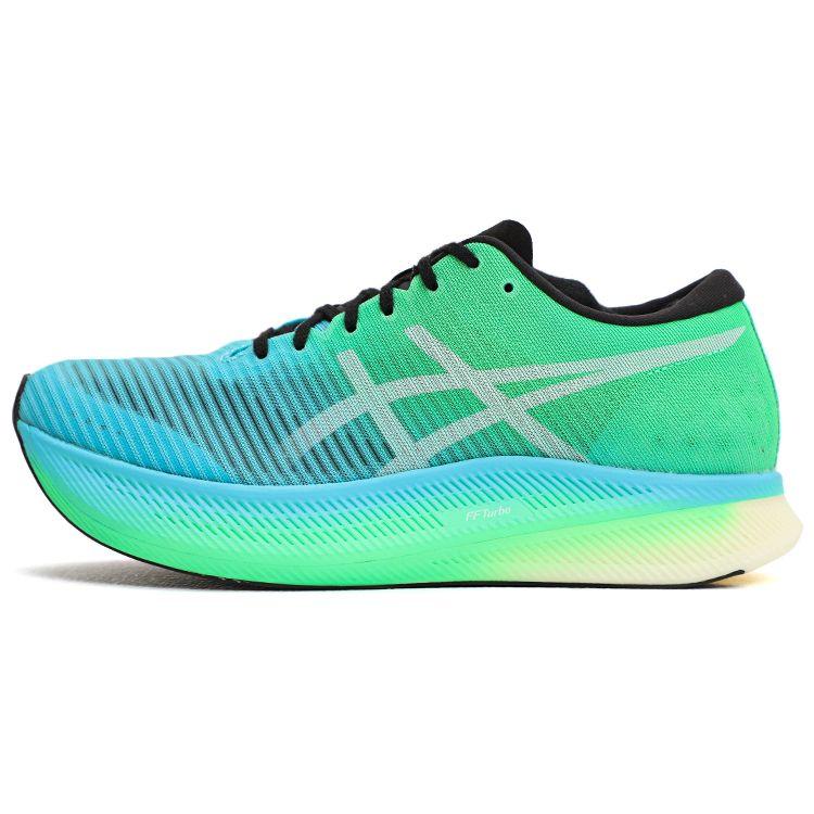 Asics Metaspeed Sky Carbon Plate Racing Comfortable Low-Top Marathon Training Long-Distance Running Shoes Men Sneaker Blue Green 1011B215-001