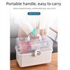Pill Box Medicine Kit Organizer Storage Box Dust-proof Tackle Box Emergency Box  Desktop Storage