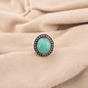 Натуральный Амазонит Драгоценный Камень 925 Стерлинговое Серебро Ювелирное Изделие Ручной Работы Кольцо Подарок Для Мамы RR-62-22