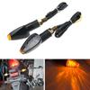 LED Motorcycle Flash Turn Signal Turn Signal Long and Short Turn Signal Indicator Light Flash Light Amber Accessories