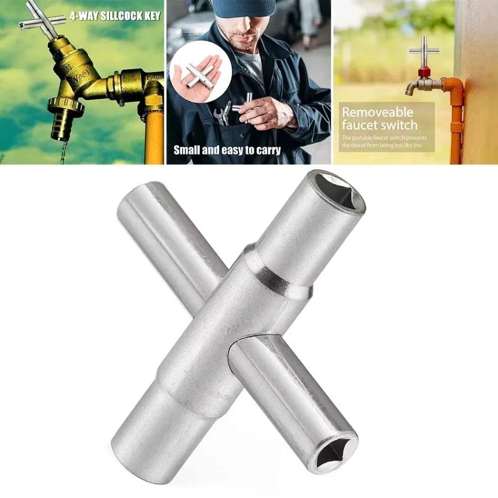 Многофункциональный дизайн Квадратный Ключ-гаечный ключ Ключ для коммунальных служб Вода Обслуживание ванной комнаты