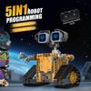 5-in-1 robot programming remote control building blocks, transformable robot model ornaments, children's holiday gifts, DIY toys