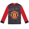 Manchester United FC Boys Graphic Print Long Pyjama Set