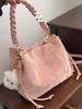 High-End 2025 Women's Pink Crossbody Bucket Handbag