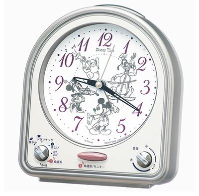 Будильник с персонажем Disney Melody Silver FD486S