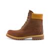 Leather Durable Shock Absorbing Comfortable Versatile Short Outdoor Boots Men Boots Medium-Brown A628D