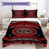 Custom Name Fortuna Düsseldorf Pattern Bedding uilt Set uilt Cover Pillowcase Home Decoration Birthday Gift (1*duvet cover+2*pillowcase without core)